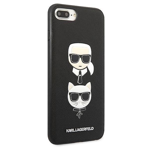 Etui Karl Lagerfeld Saffiano Karl&Choupette Head na iPhone 7 Plus / iP