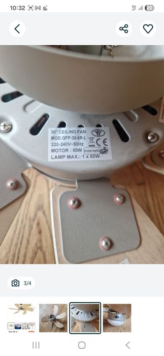 Wentylator Westinghouse