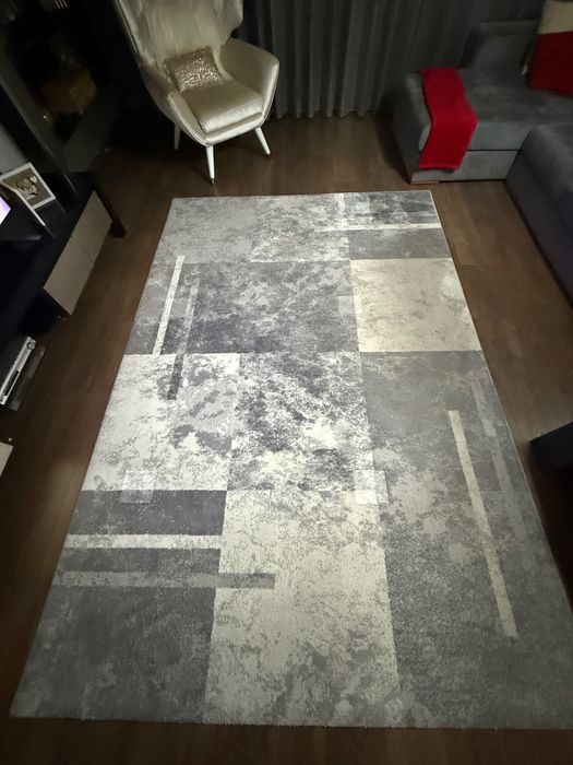 Tapete 3000x2000 cinza e branco