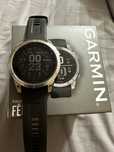 Garmin Fenix 7 Silver with Graphite Band | смарт годинник спортивний