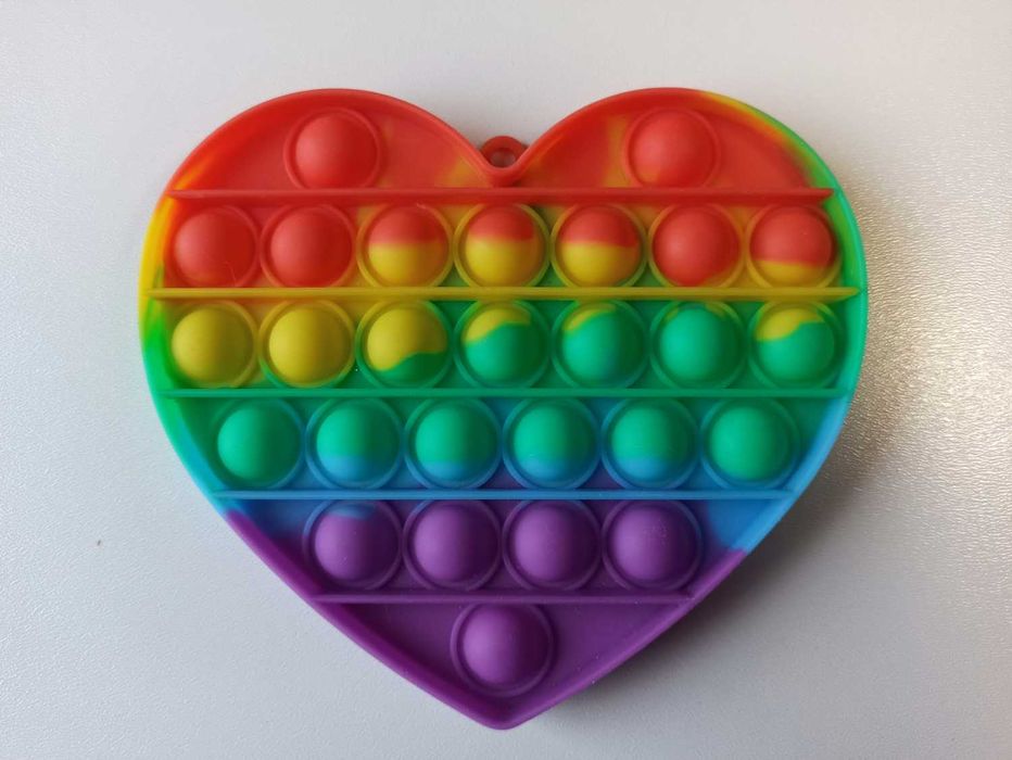 Push Bubble Pop It Sensoryczne Serce XL
