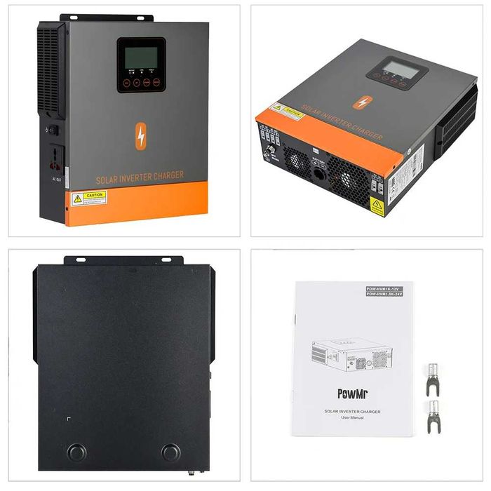 Перетворювач напруги, інвертор гібридний сонячний инвертор PowMr 1500W