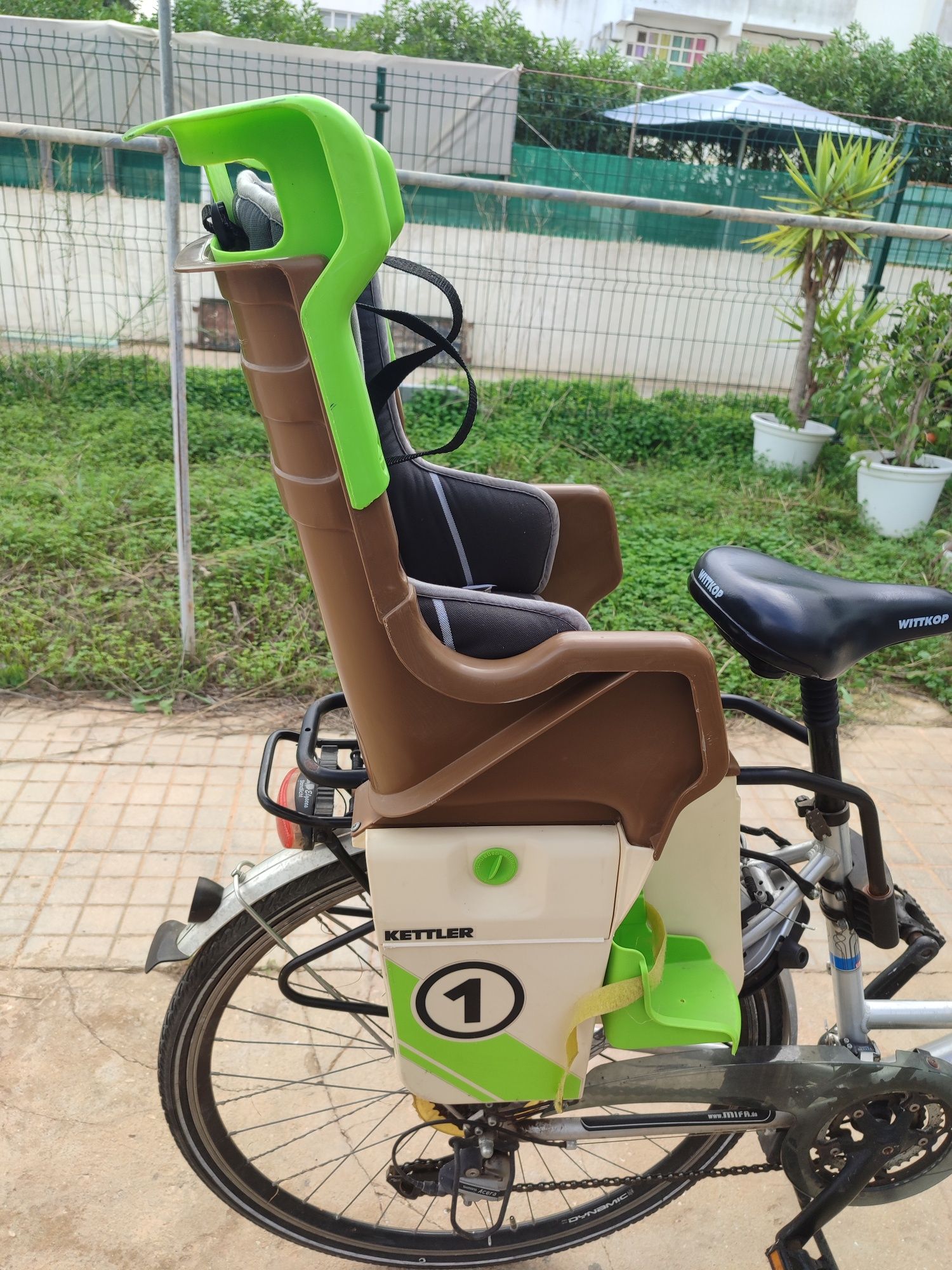 Cadeira de bicicleta criancas