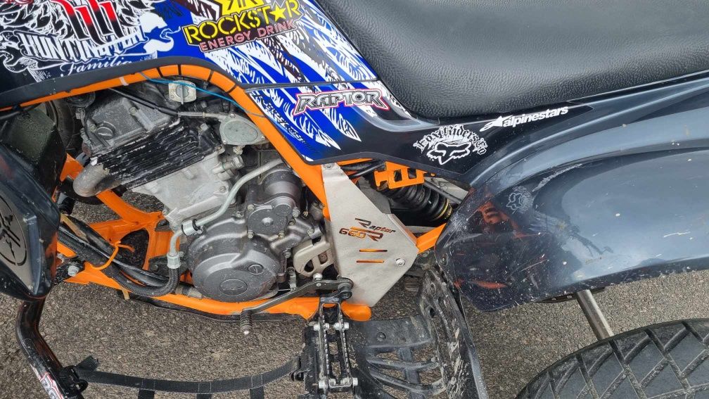Osłony boczne ramy Yamaha Raptor 700 LTZ 400 LTR 450