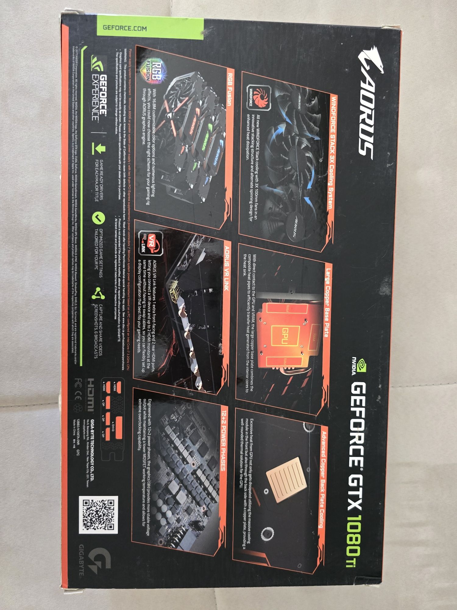 відеокарта Gigabyte AORUS GTX 1080 Ti