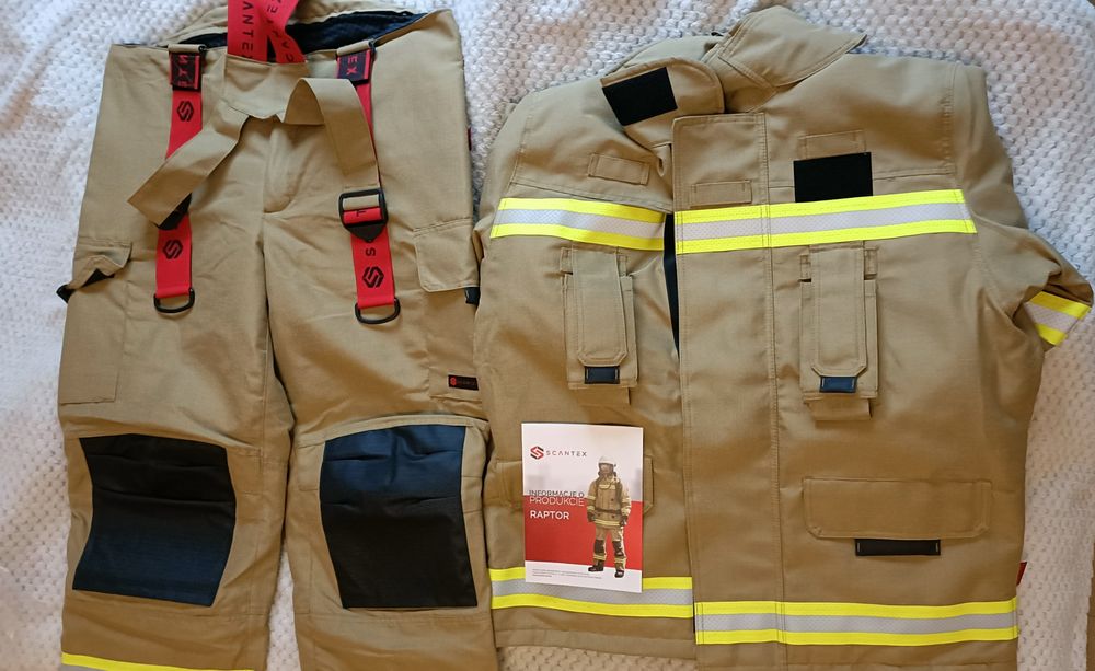 Ubranie specjalne SCANTEX rozm. C2, - NOWE  (STRAŻ OSP PSP)