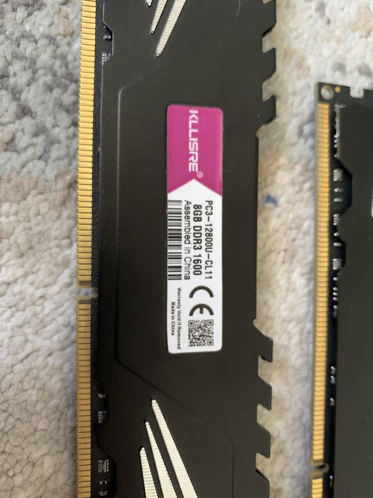 DDR3 3200mhz 16gb (2x8gb) оперативна память KLLISRE ддр3 озу