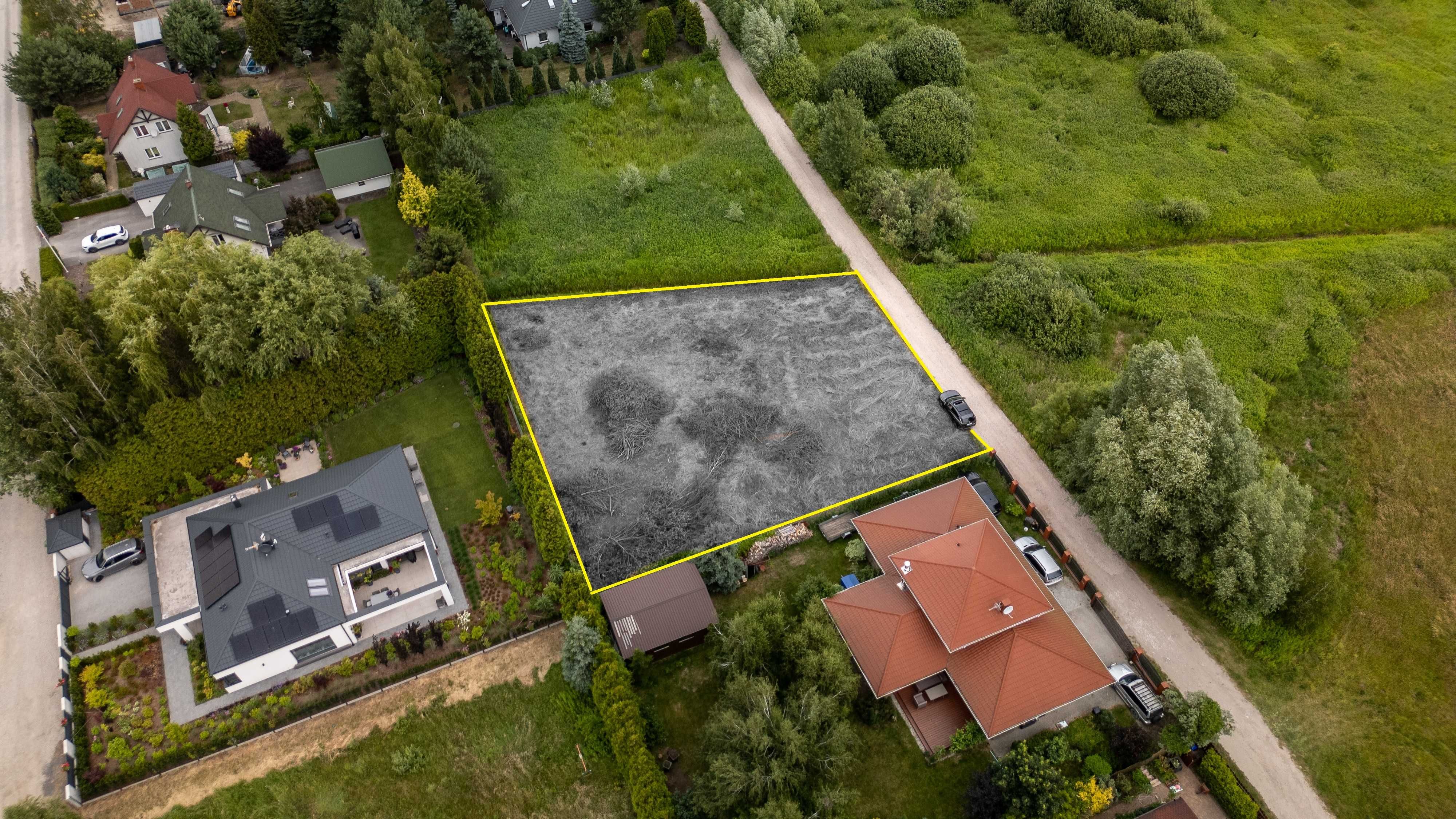 Działka budowlana - 1134m2 ul. Polna 19c, Wilcza Góra gm. Lesznowola