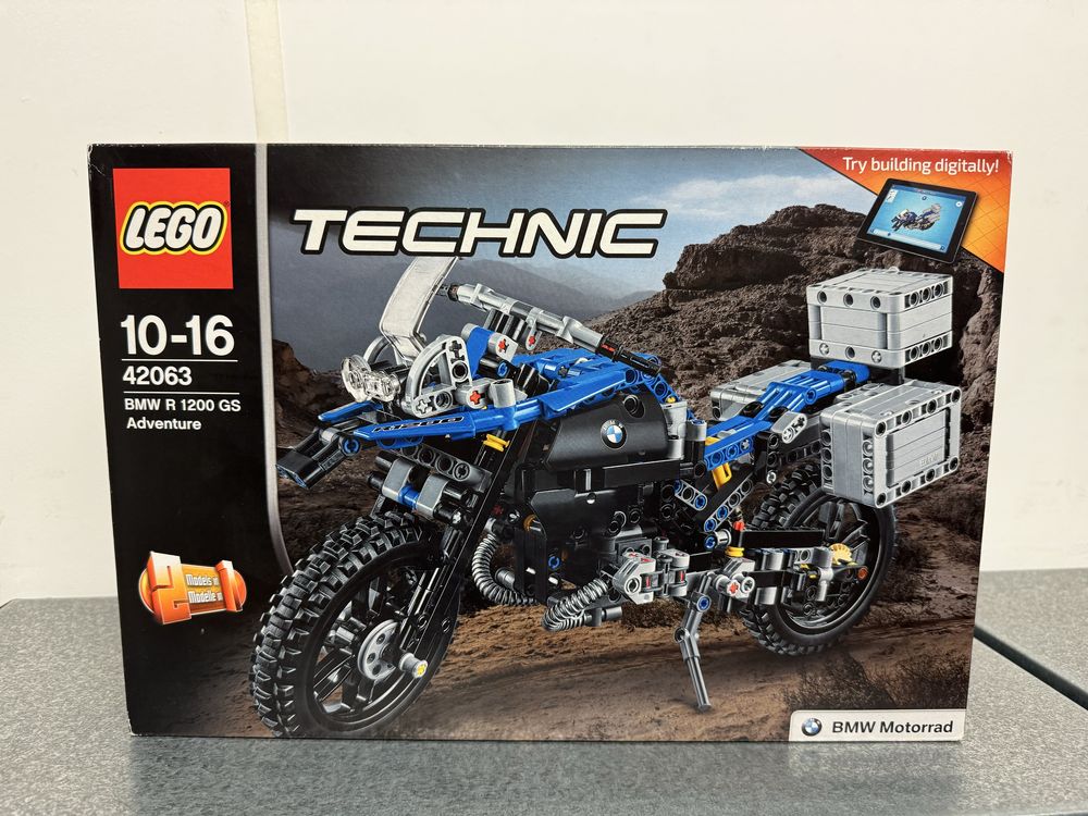 Lego Technic 42063- Bmw R 1200 GS (selado! Descontinuado!)