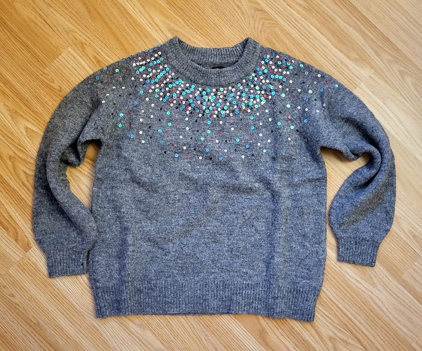 Reserved piękny cekinowy sweter sweterek cekiny