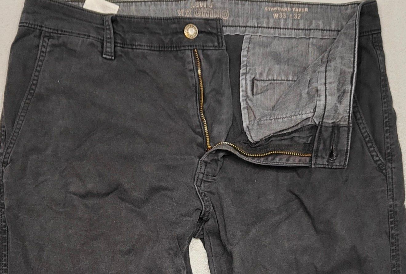 Wr) LEVIS oryginalne spodnie materiałowe chino Roz.33/32