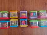Klocki sensoryczne Fisher Price 10sztuk