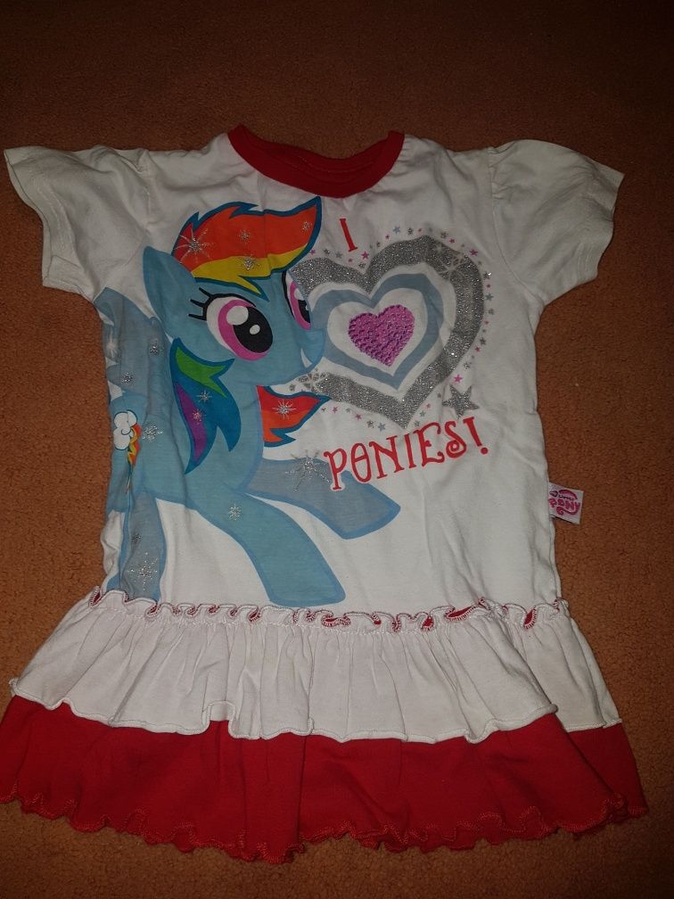 Sukienka dla dziewczynki kucyki Pony 92