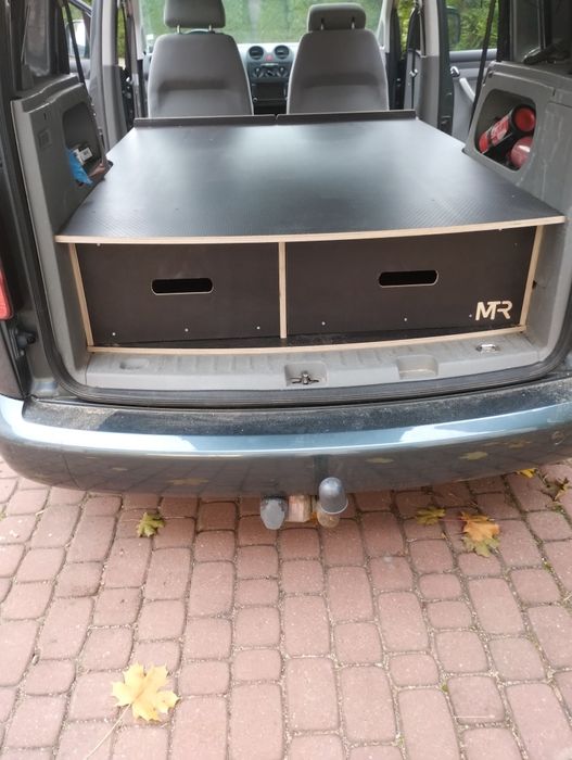 Zabudowa warsztatowa, szuflady, podwójna podloga