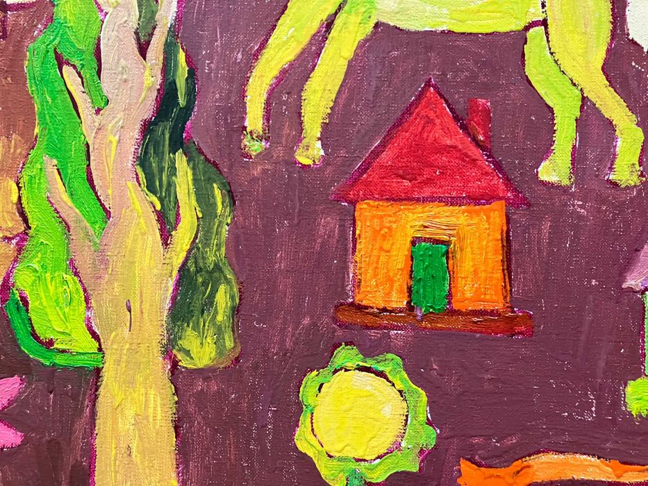 Авангард картина, абстракція 60 х 80 см, художник Бойко Петро