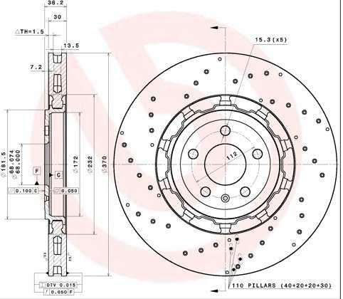 Zestaw Big Brake tył 370x30mm Audi A4 B8 A6 C7 A7 A5 Q5 A8 D4 NOWE