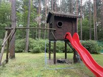 Domek drewniany dziecięcy