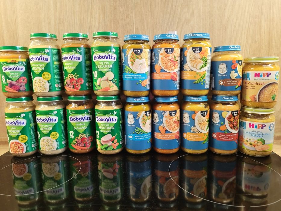 Słoiczki obiadki dla niemowląt Gerber Bobovita Hipp