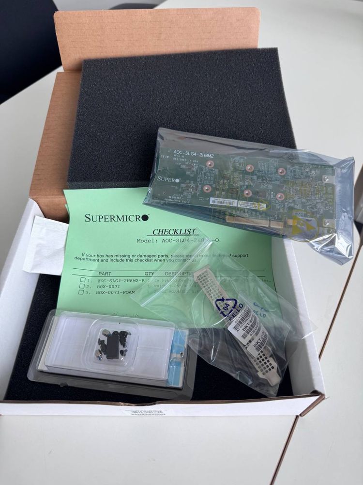 Raid-контроллер Supermicro AOS-LSG4-2H8M2