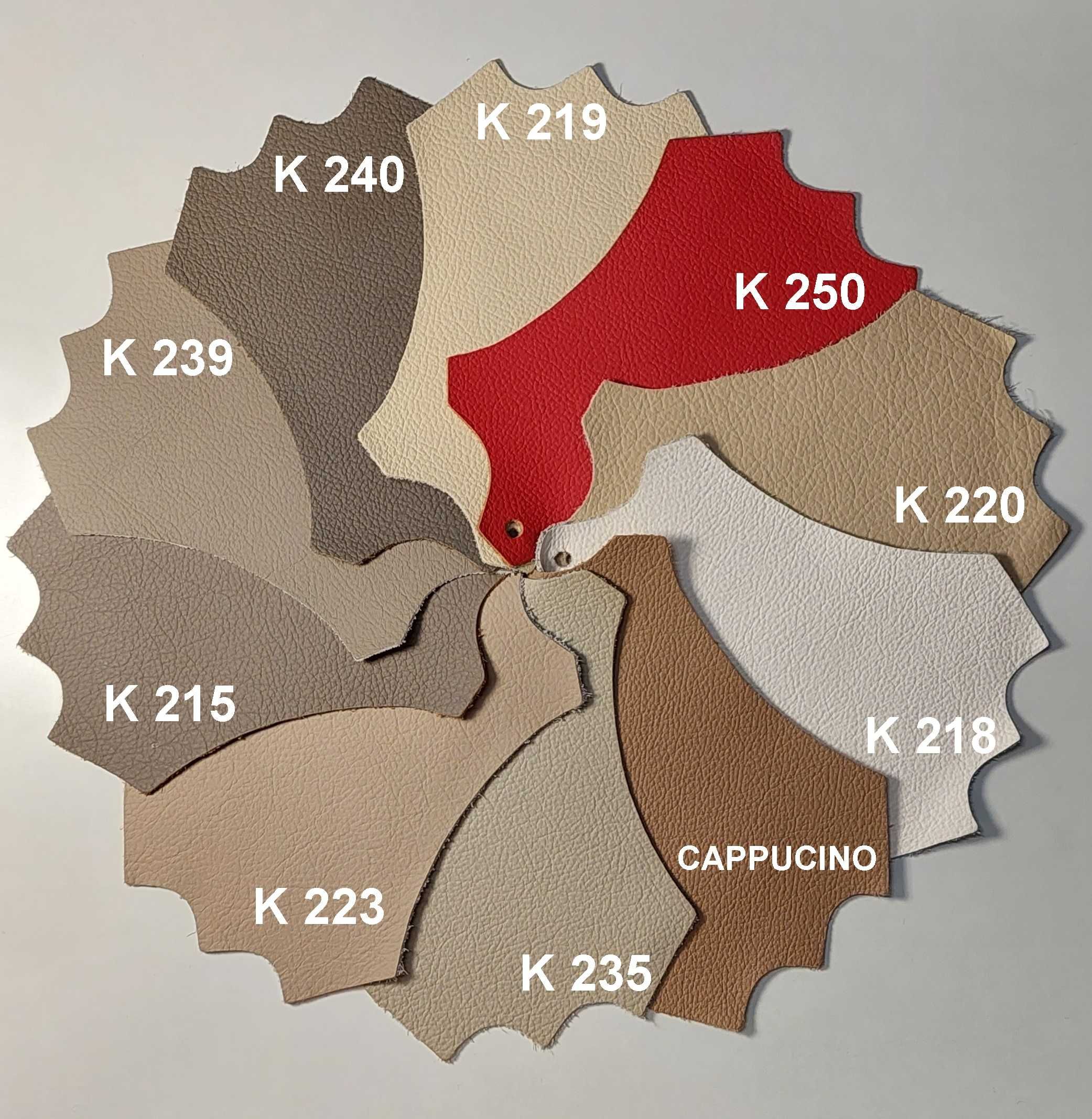 Komplet mebli tapicerowanych RAJKO - Gwarancja - Skóra naturalna