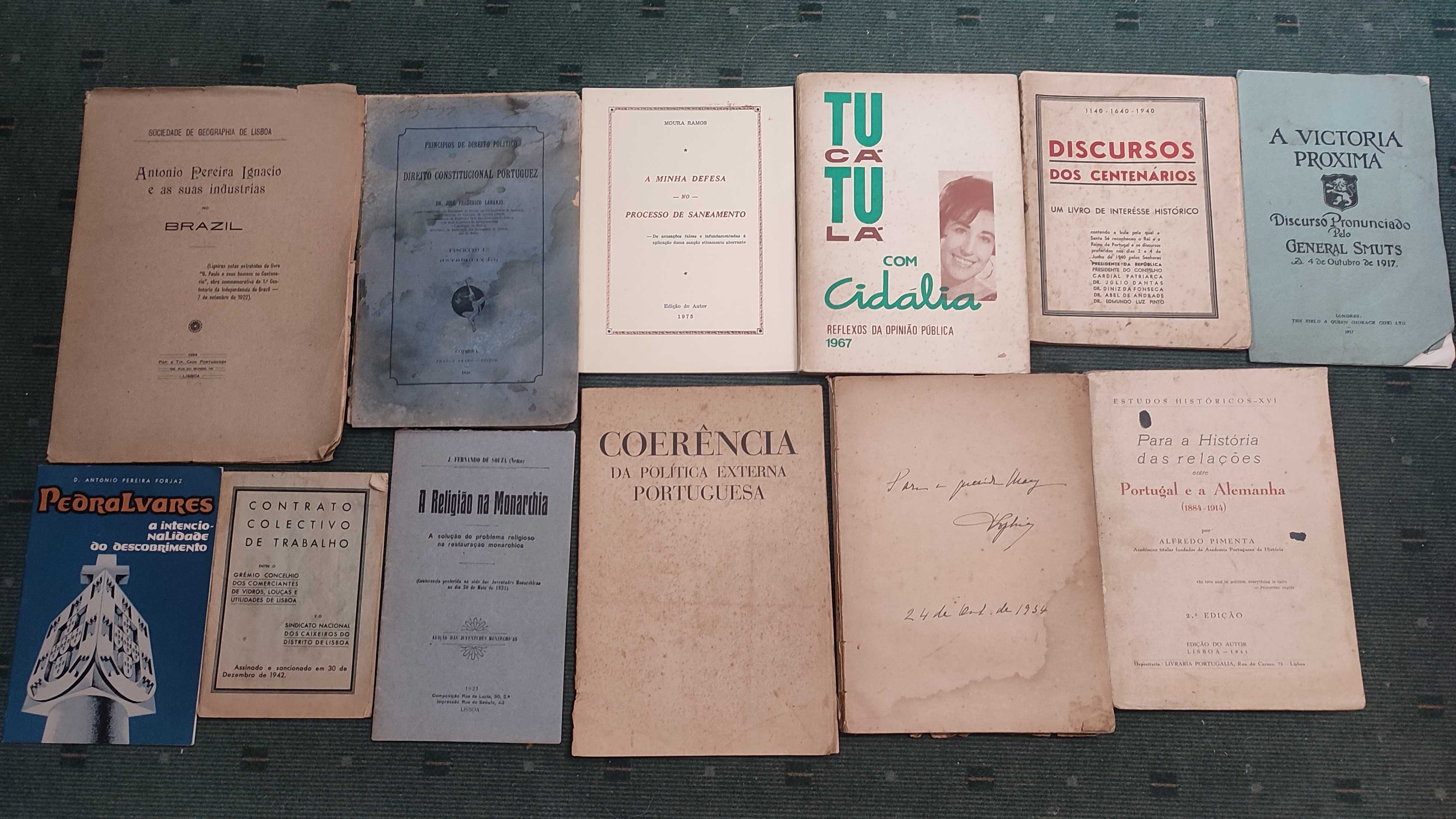 Lote 95 Publicações Antigas Diversas, Históricas, Biográficas -Coimbra