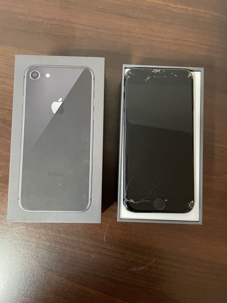 Iphone 8, space gray, 256GB