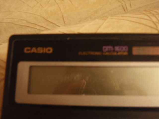 Калькулятор CASIO DM-1600