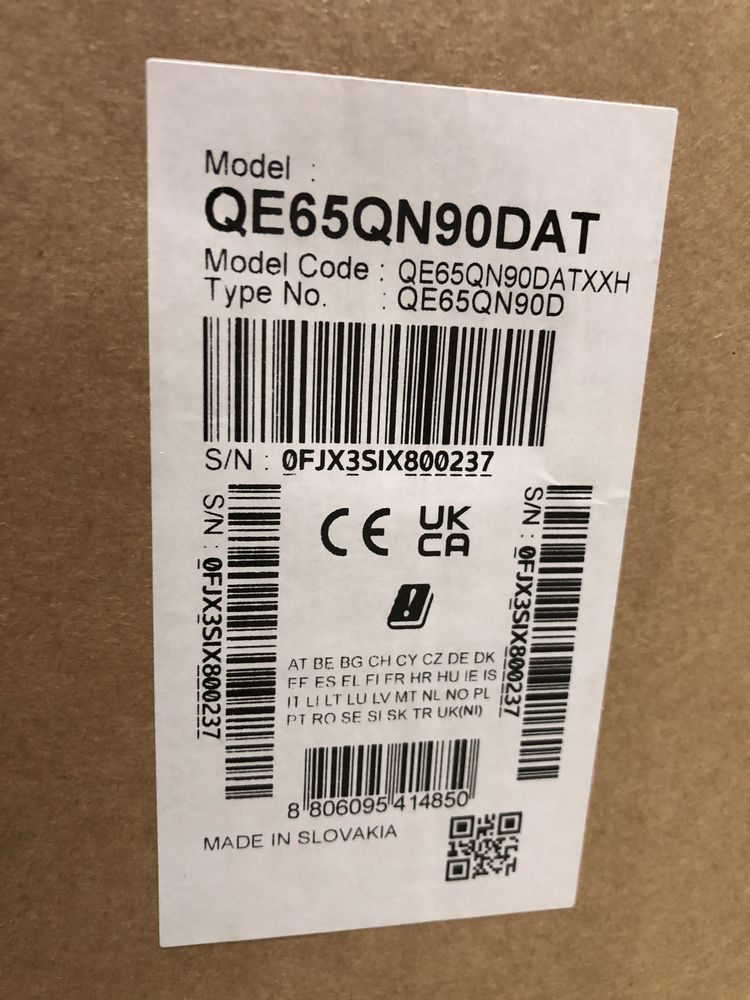 Телевізор Samsung NeoQLED QE-65QN90D, 55QN90D, 50QN90D, 43QN90D