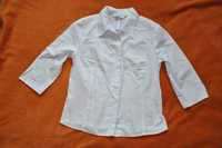 KMX biała bluzka koszulowa r. S/M rękaw 3/4 koszula