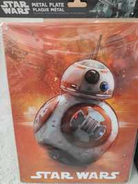 Star Wars Metalowy Plakat 28x38 cm Postać BB-8