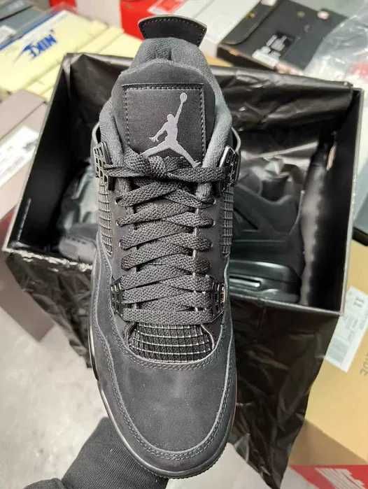 Buty meskie Mokasyny Jordan_4_Retro_Black_Cat R.41