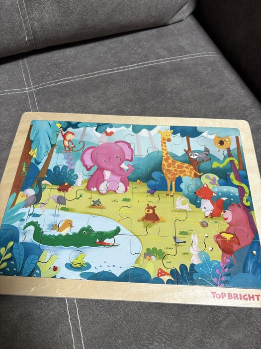 Лот дерев’яних пазлів