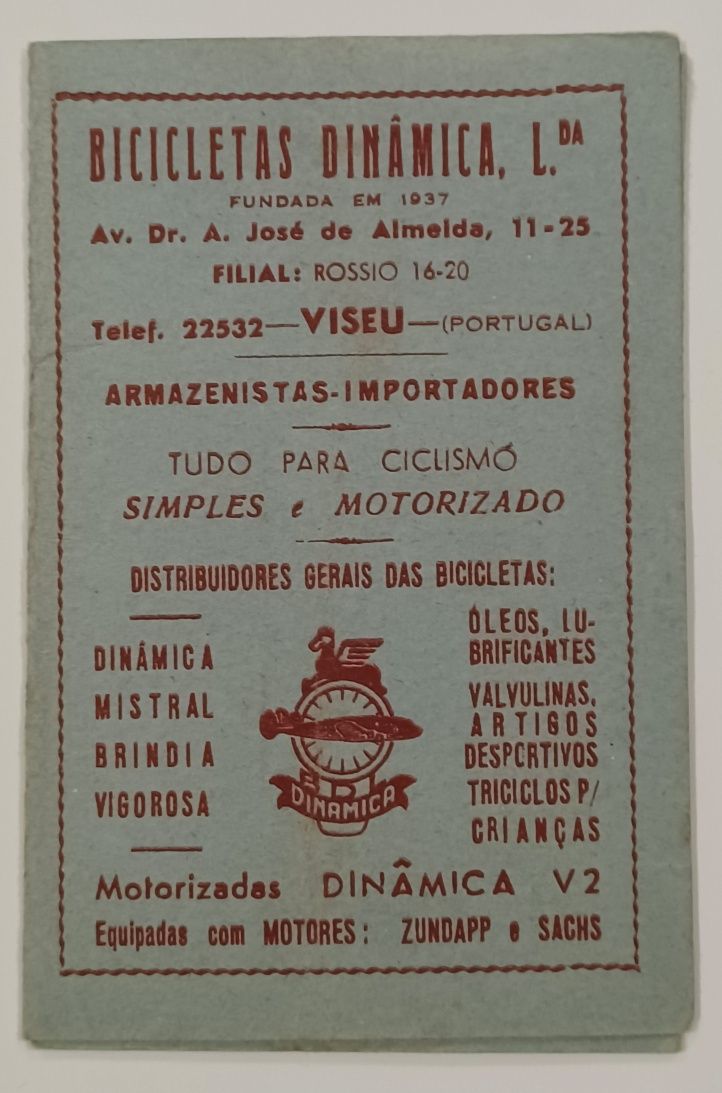 Bicicleta Pasteleira Roda 28 - Ano 1969 C/Livrete Camarário