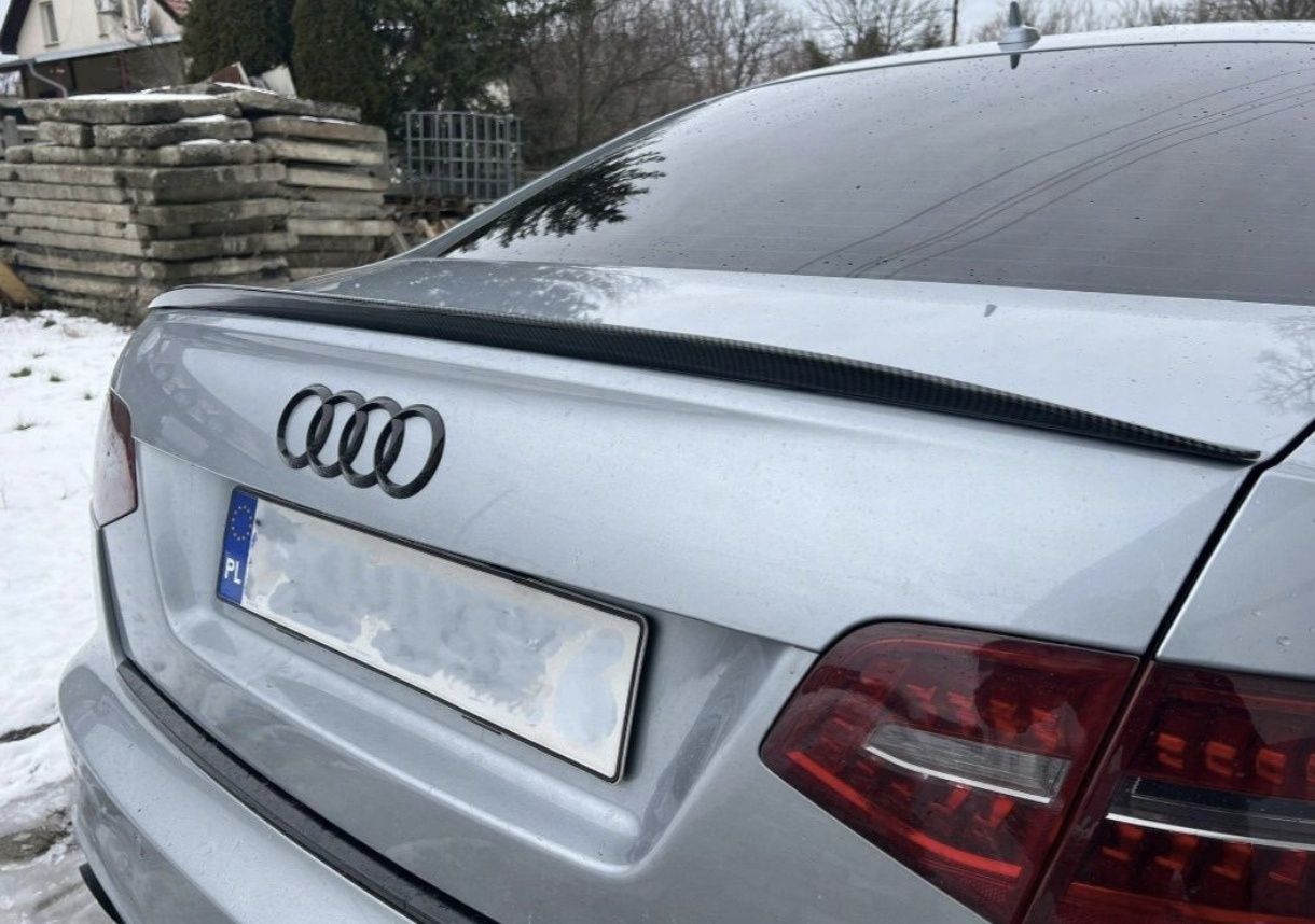 AUDI A6 C6 Lotka Spoiler Na tylną Klapę Czarny Połysk