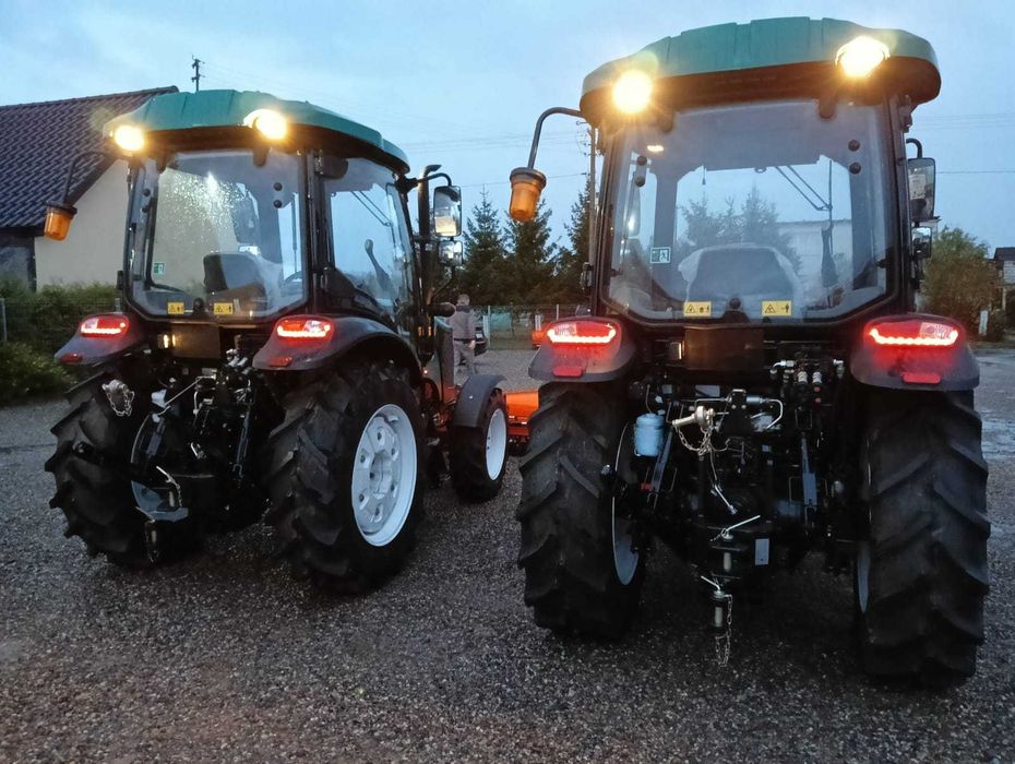 Ciągnik LOVOL M504 / ARBOS 3055 - zestaw komunalny do odśnieżania