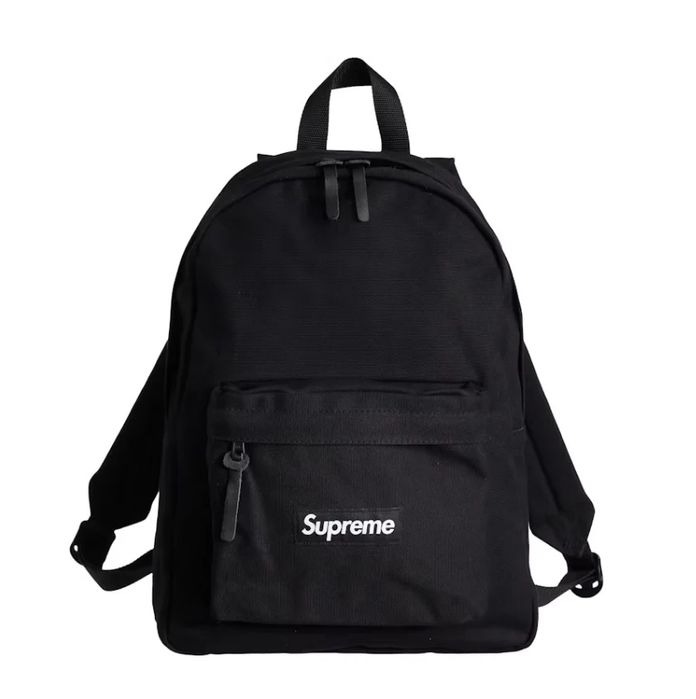 Supreme Canvas Backpack Black Plecak