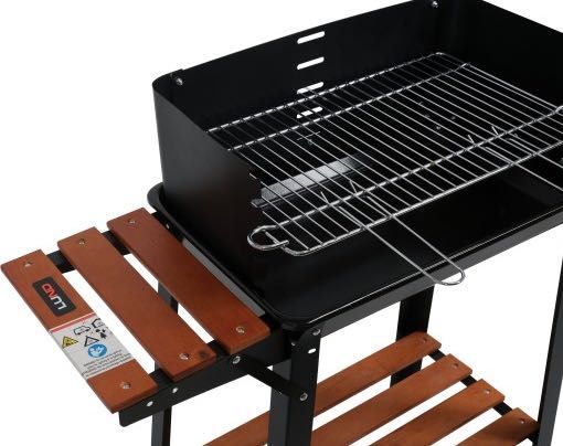 Grill ogrodowy węglowy na kółkach premium