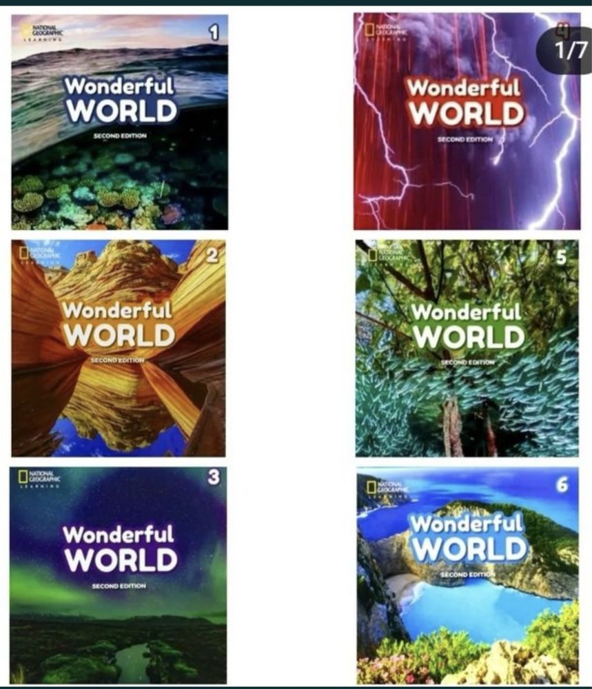 Wonderful World 2 ed. 1, 2, 3, 4, 5, 6.