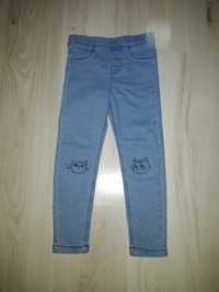 Spodnie jeansowe dla dziewczynki 116