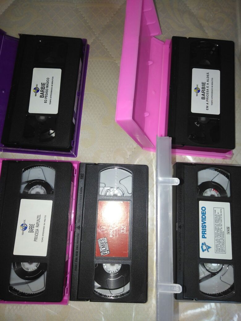 Cassetes VHS Barbie