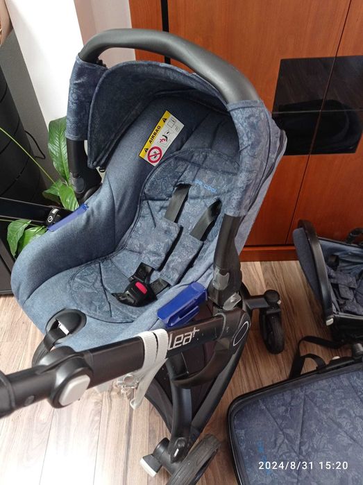 Trio Be Cool Pleat PLUS - Carrinho + Ovo + Alcofa + Saco + Capa Chuva