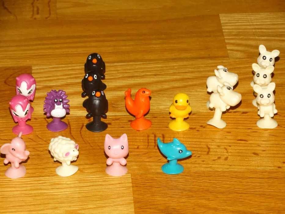 Stikeez Zwierzęta /Potwory figurki kolorowe gumowe przyczepiaczki Nowe