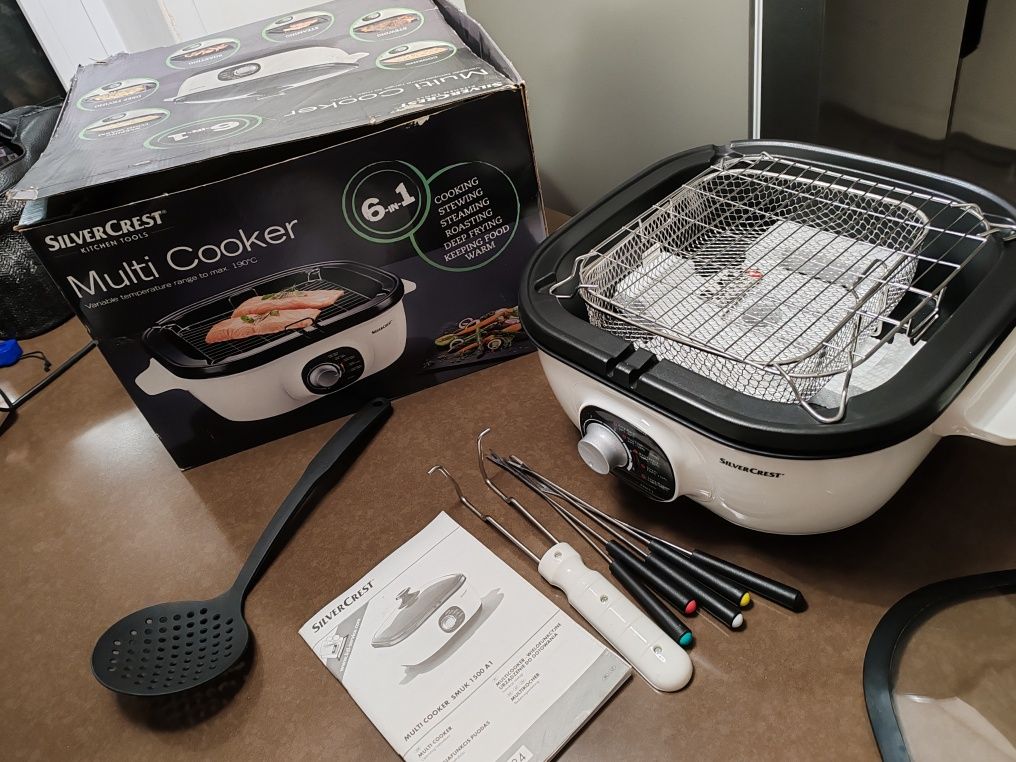 SILVERCREST 6 w 1 Multi cooker gotowanie duszenie smażenie pieczenie