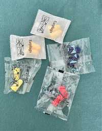 Conjunto de 5 tampões para os ouvidos (earplugs)