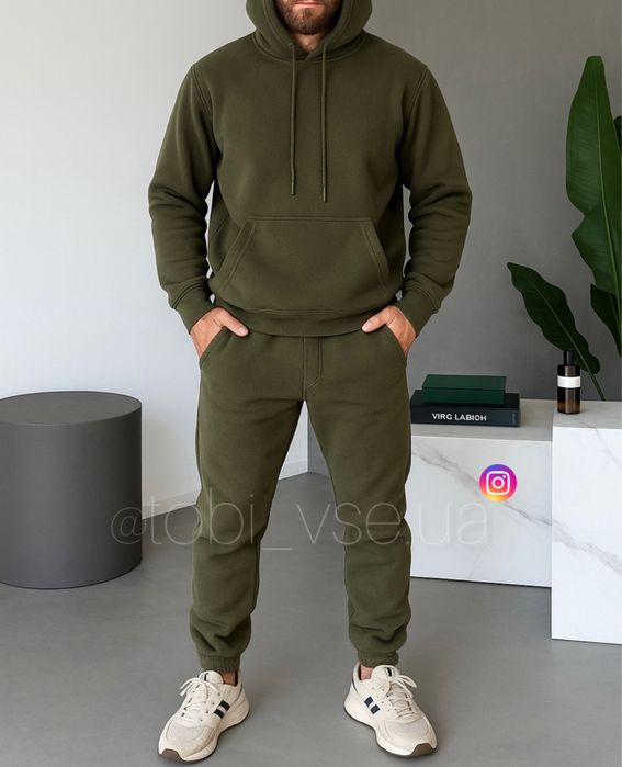 ‼️ ТЕПЛИЙ Костюм Чоловічій Фліс спортиний Мужской Комплект осень/зима