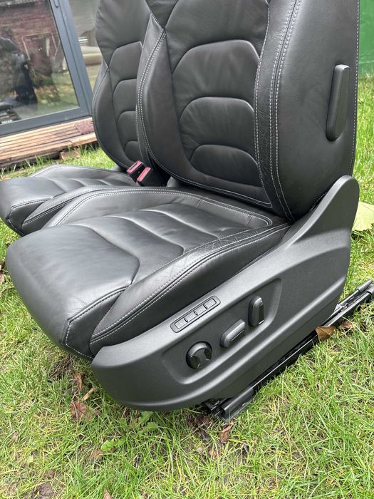 skoda kodiaq fotele komplet elektryczne podgrzewane skora