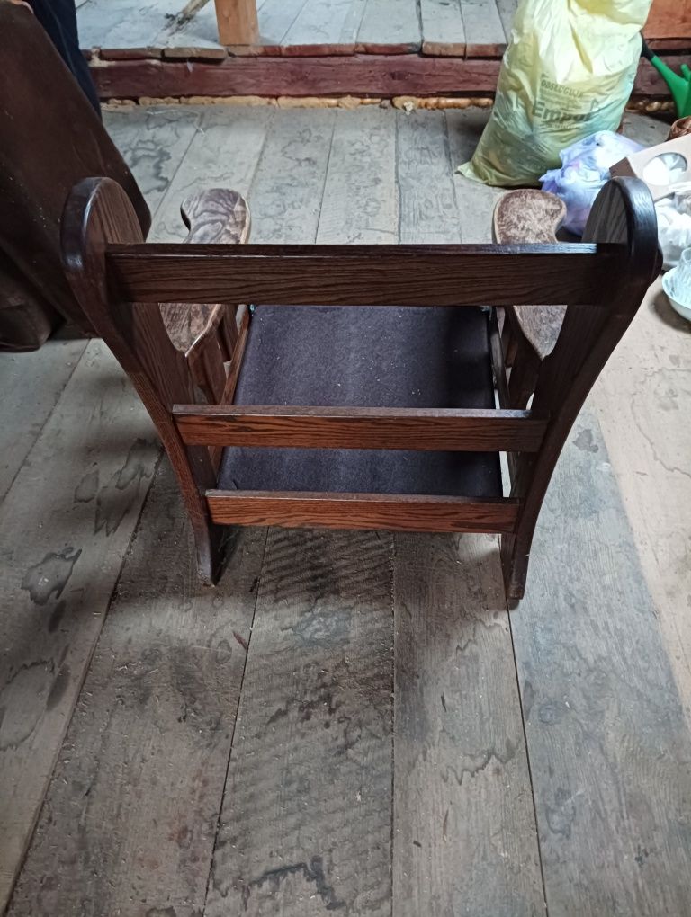 Fotel dębowy  do renowacji