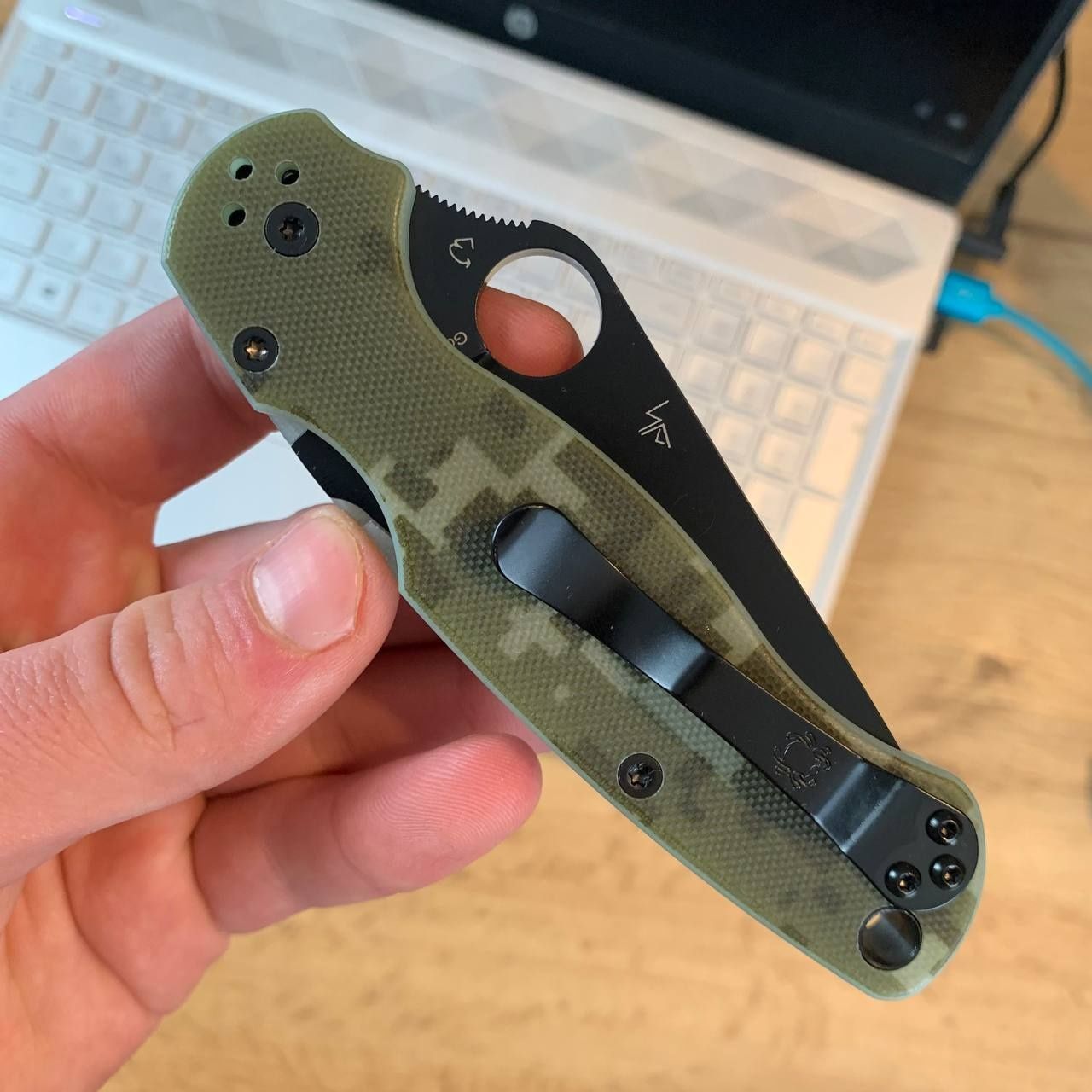 Нож Spyderco Paramilitari 2, ніж складний, Спайдерко