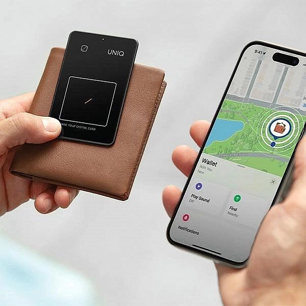 UNIQ Lokalizator NFC Atlas szary/graphite UNIQ-ATLASCARDTRK-GRAPHITE