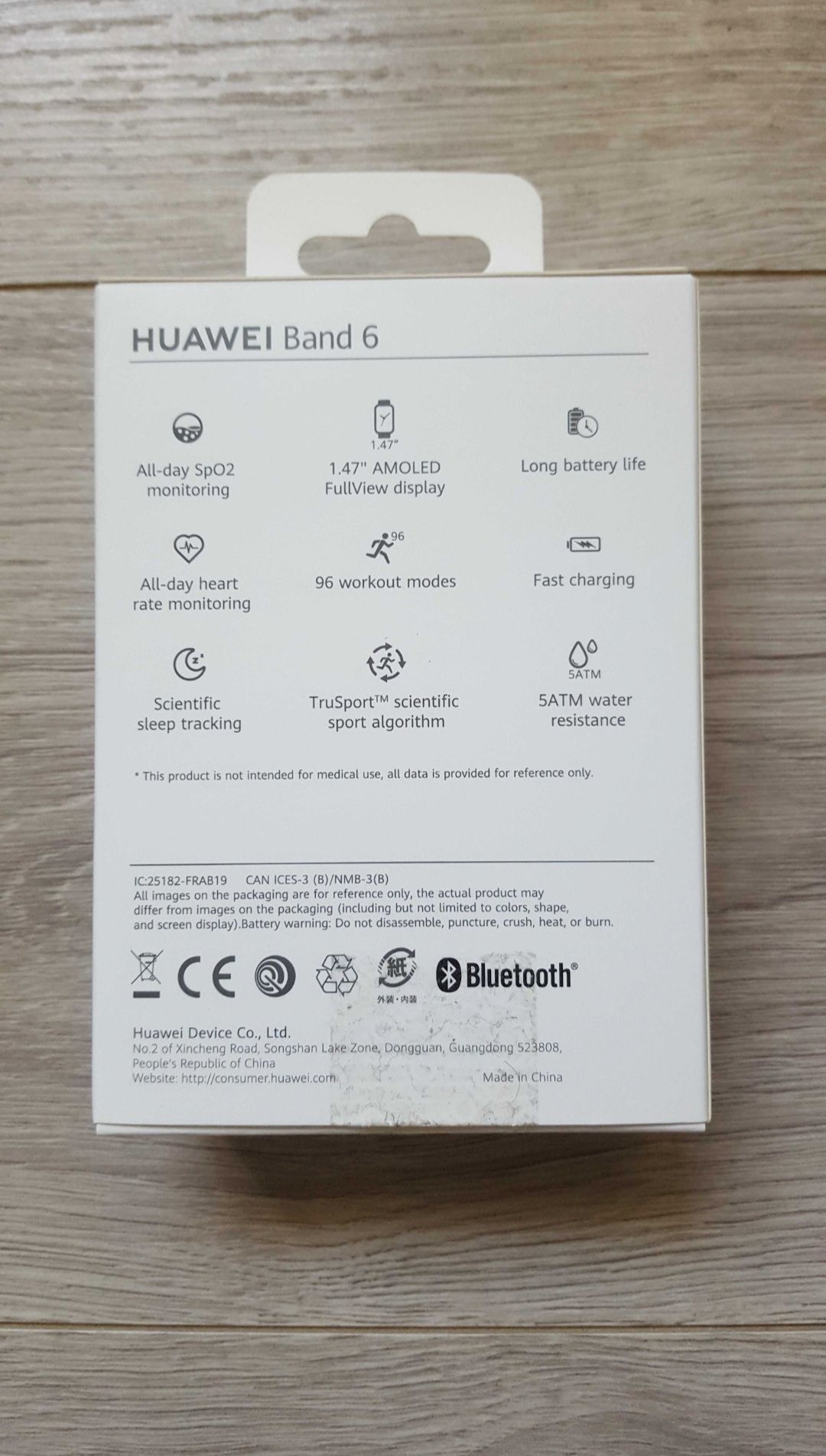 Smartband HUAWEI Band 6 Czarny Amoled 1,47"